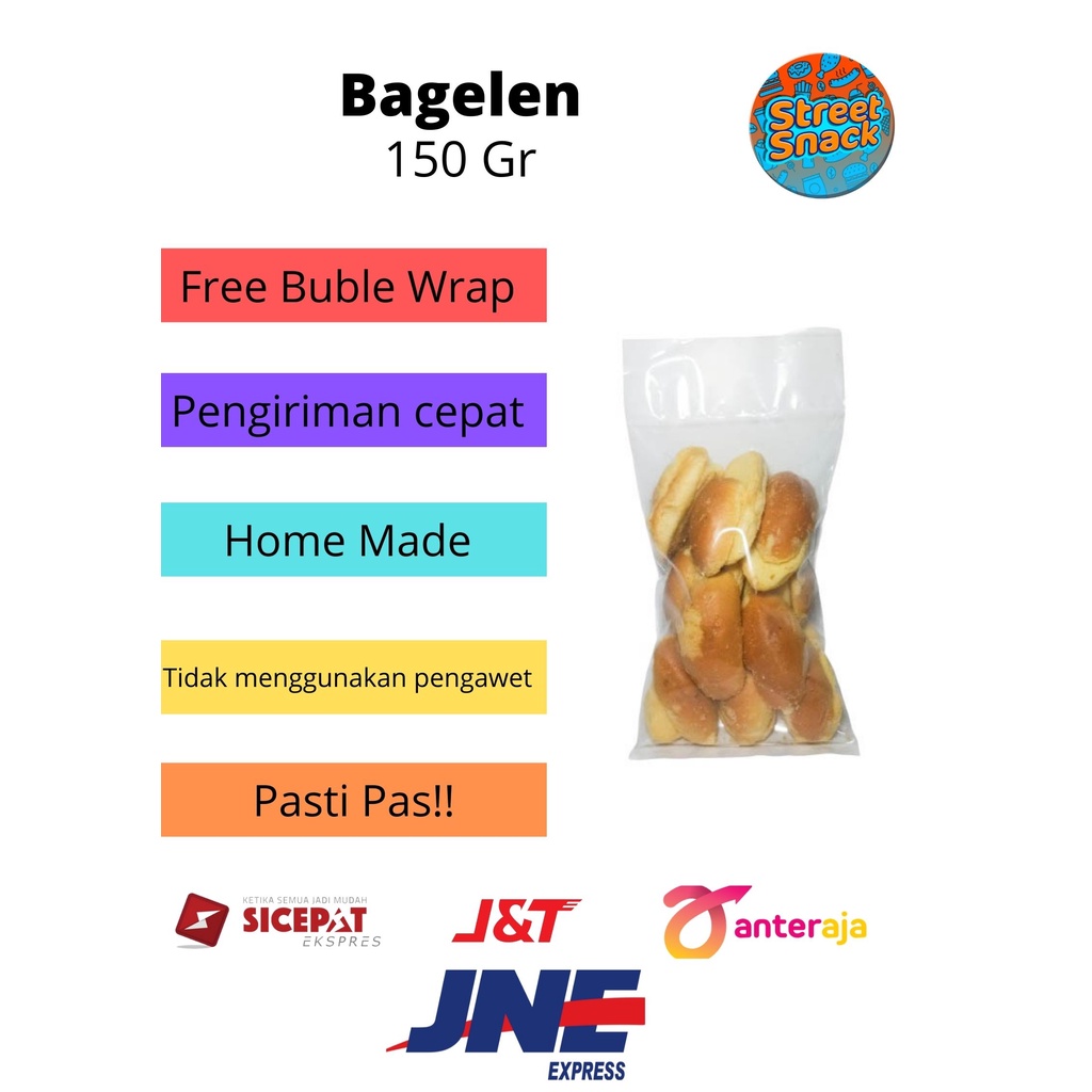 

ROTI BAGELEN MANIS + GURIH ROOM BUTTER [150Gr]