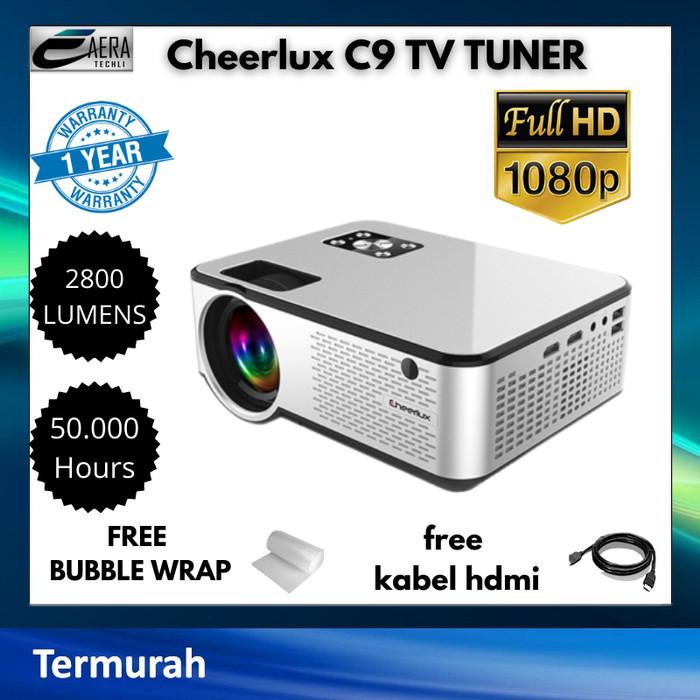 

Irled | Cheerlux C9 Mini Led 720P Projector 2800 Lumens + Analog Tv/Tv Tuner