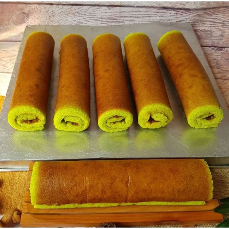 

Roll Cake Pandan Roll Cake Selai Nanas