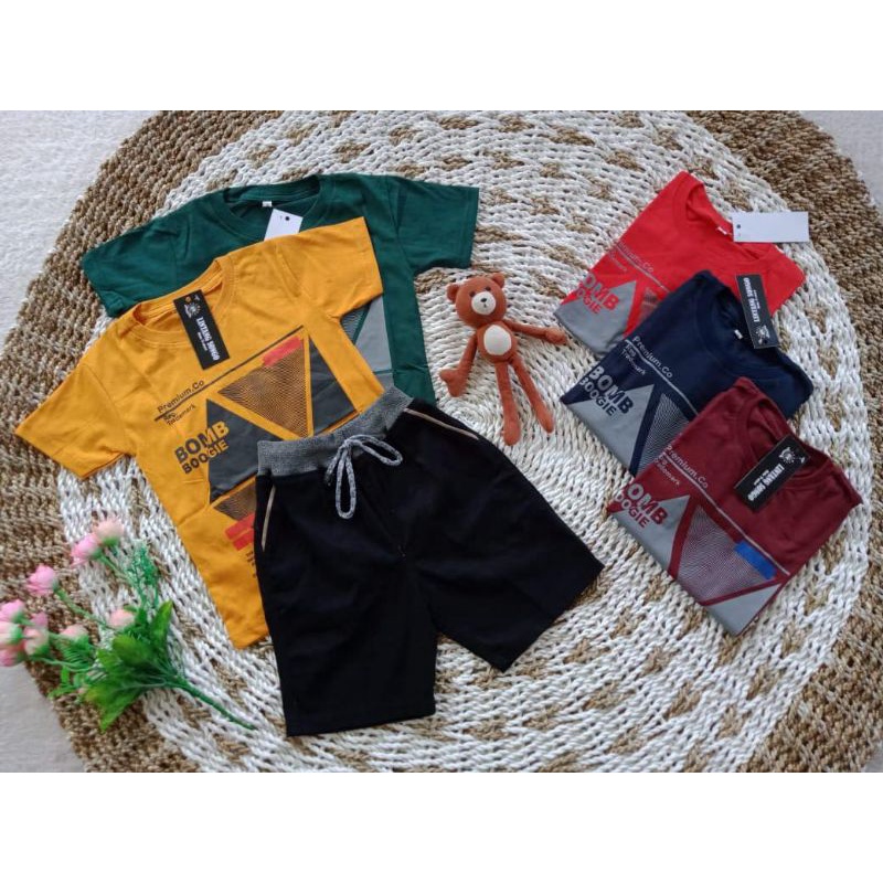 1-6 tahun setelan Distro Bombogie Baju anak baju bayi