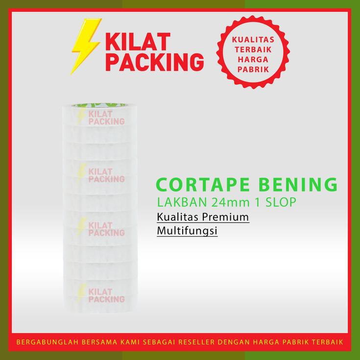 

Lakban Cortape Bening 24 Mm X 90 Yard 1 Selop