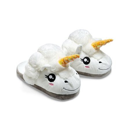 1 Pasang Sandal  Selop Plush Model Unicorn  untuk Indoor 