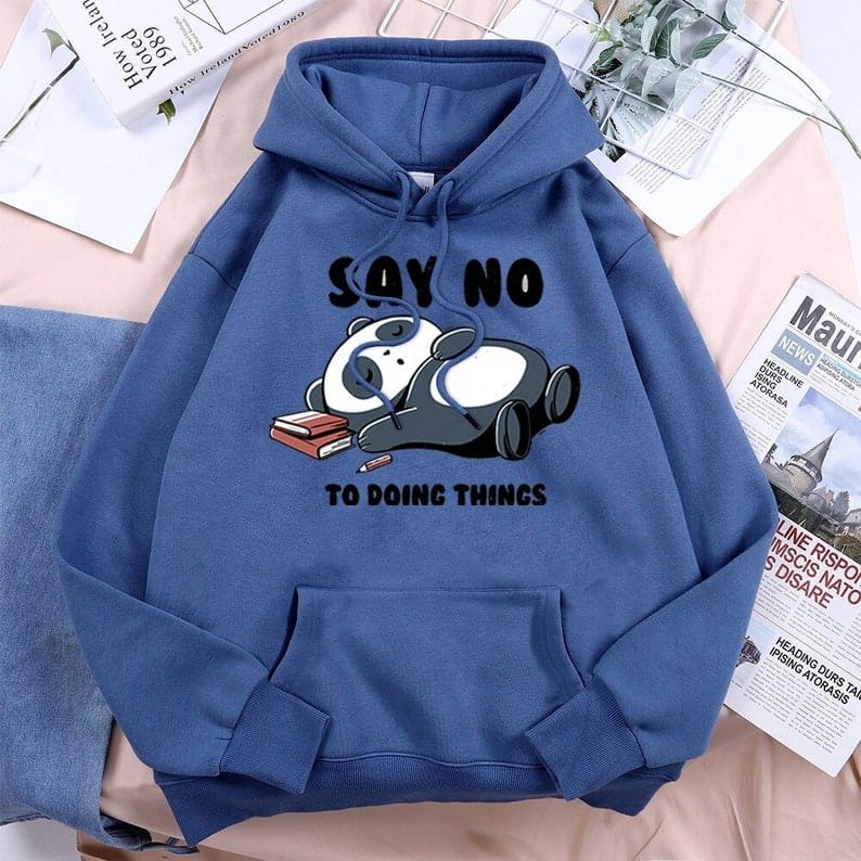 Jumper hoodie Say No II Sweater Hoodie Say No M-XL ( Pria &amp; Wanita )