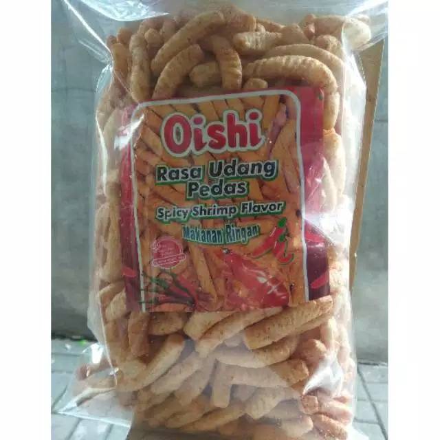 

SNACK MURAAAHHH!!! RIN BEE OISHI UDANG PEDAS SNACK KILOAN MURAH 200Gr