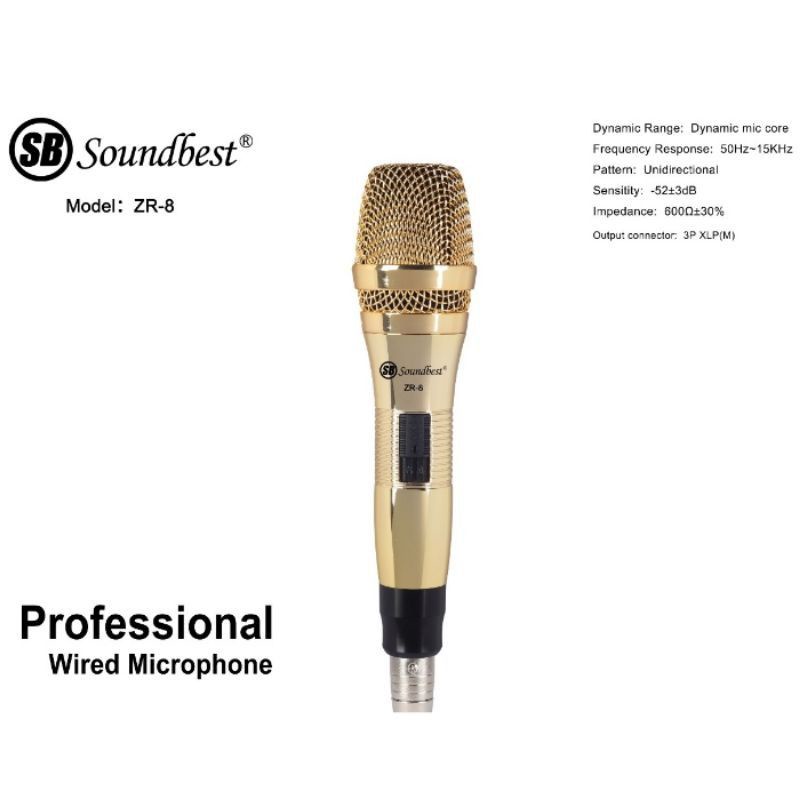 Mic kabel Hardwell PRO 9/ PRO 8 /ZR 8 microphone Original Asli