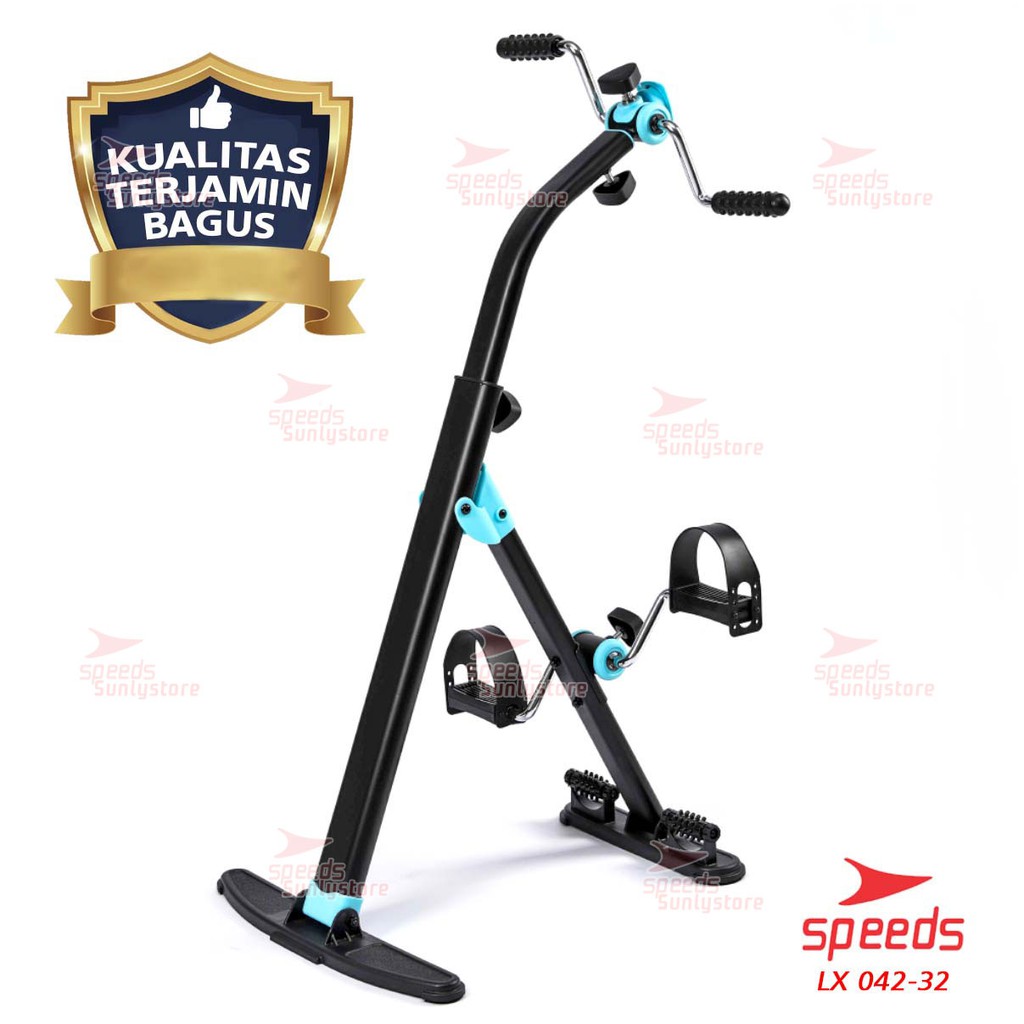 SPEEDS Sepeda Statis Terapi Dual Exerciser Sepeda Terapi Stroke Olahraga Gym 042-32