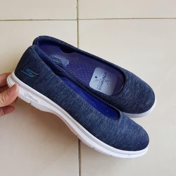 Sepatu Original Skechers Go Step Canvas - Navy