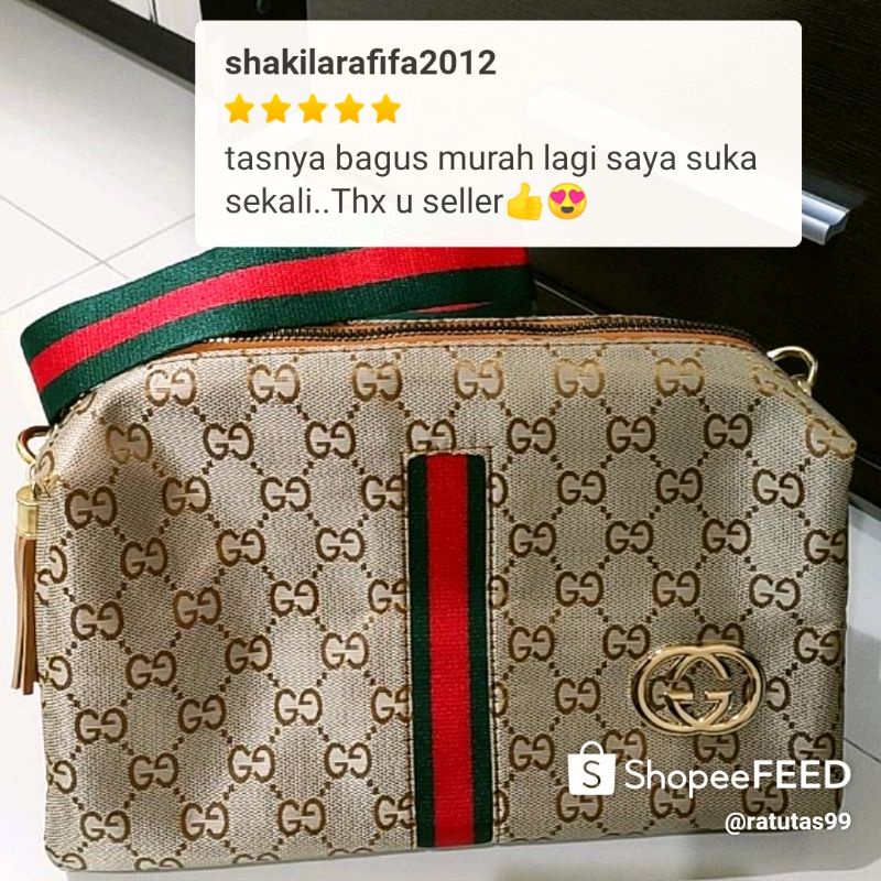 G507 TAS SELEMPANG SLINGBAG WANITA TAS BAHU TAS WANITA IMPORT MURAH