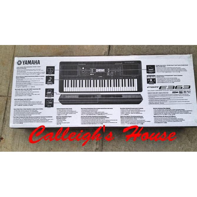 KEYBOARD YAMAHA PSR E 363 / PSR E363 / PSR-E 363 ORIGINAL KODE 178