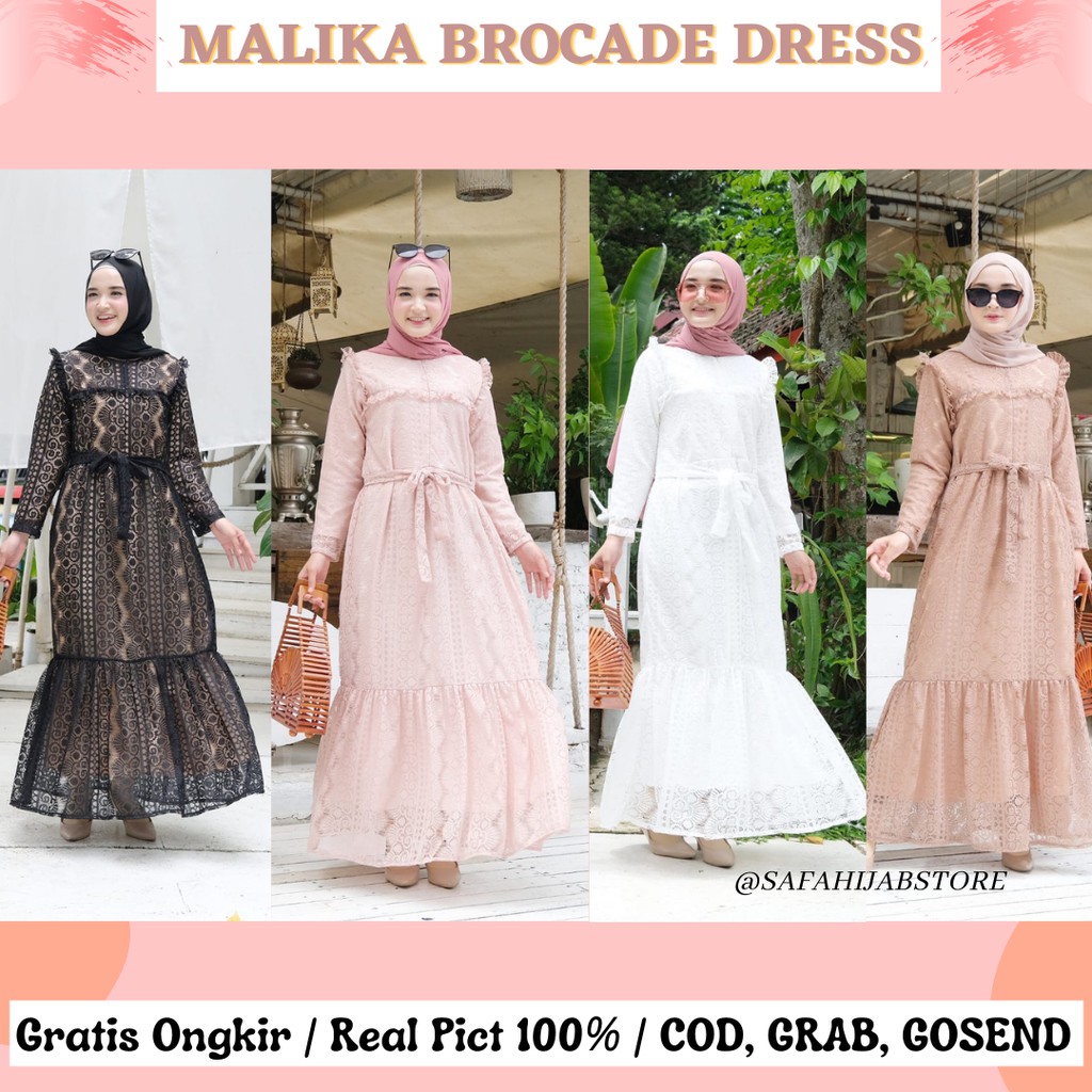 MALIKA BROCADE DRESS