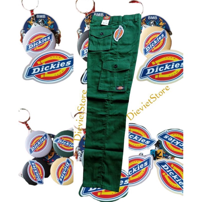 CARGO PANJANG DICKIES STANDAR FREE STICKER + GANTUNGAN PIN DICKIES