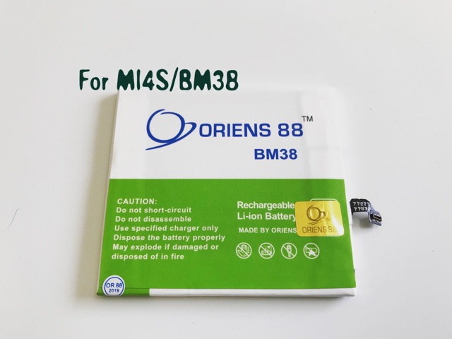 (P) Baterai batre battery Xiaomi Mi4S / Mi 4S / BM38 double power/IC ORIENS88