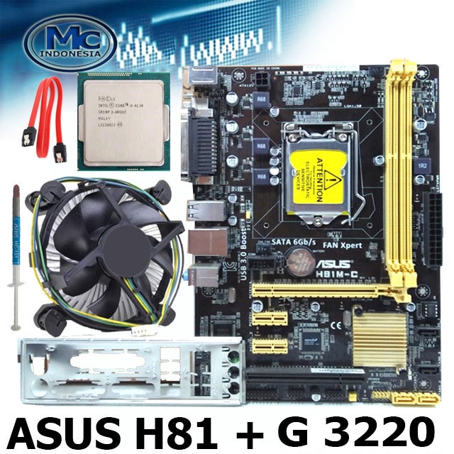 Paketan H81 ASUS + Processor Intel Celeron G3220