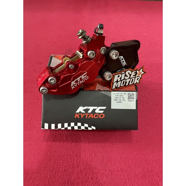 Kaliper ktc kytaco nmax depan 4 piston crm merah