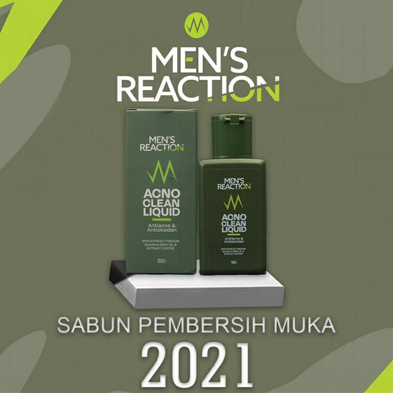 SABUN CAIR PENGHILANG JERAWAT DAN BEKAS JERAWAT BRUNTUSAN AMPUH MENS REACTION ACNO CLEAN OUT LIQUID