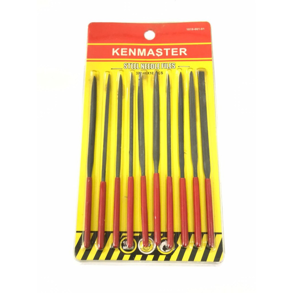 Kirie Mas 10pcs / Kenmaster Alat Steel Needle Files