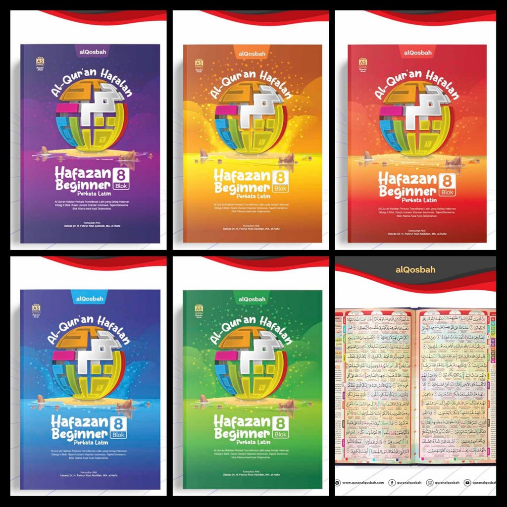 Al-Quran Hafalan HAFAZAN Latin untuk Anak (Beginner) 8 Blok (A5)