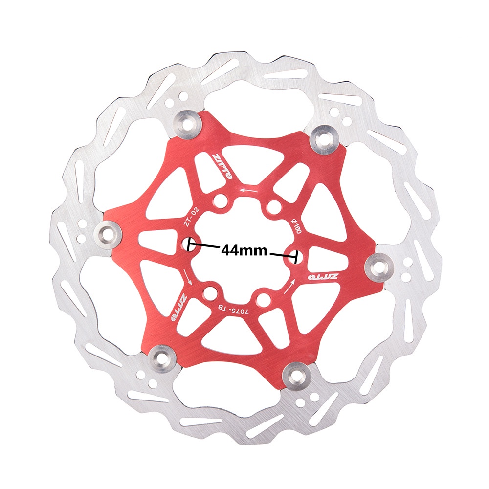 Rotor Disc Brake 160mm 180mm Ztto 6 six bolt sepeda floating cakram