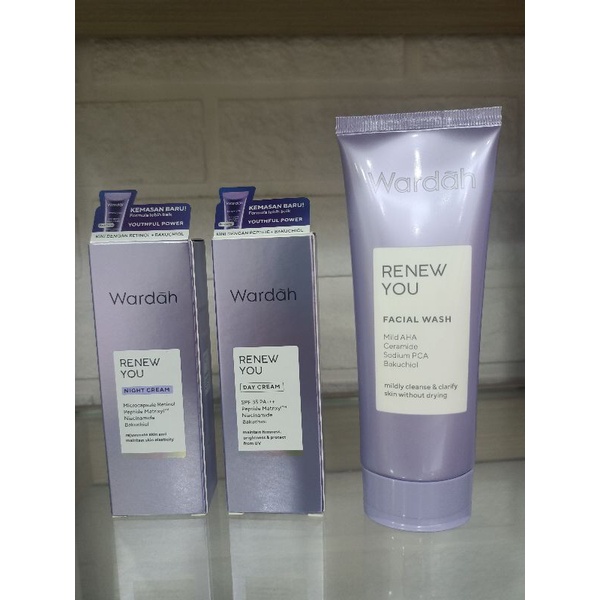 WARDAH PAKET RENEW ANTI AGING A