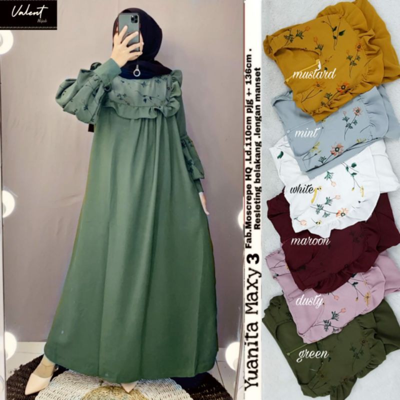 Yuanita Maxy 3 By:Val/Gamis/Dress/Gamis Murah/Dress Muslim