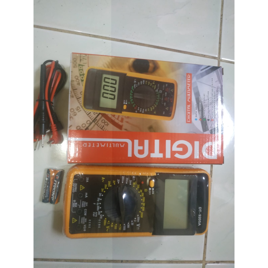 Digital Multimeter  Avometer DT-9205A Multitester Digital DT9205A