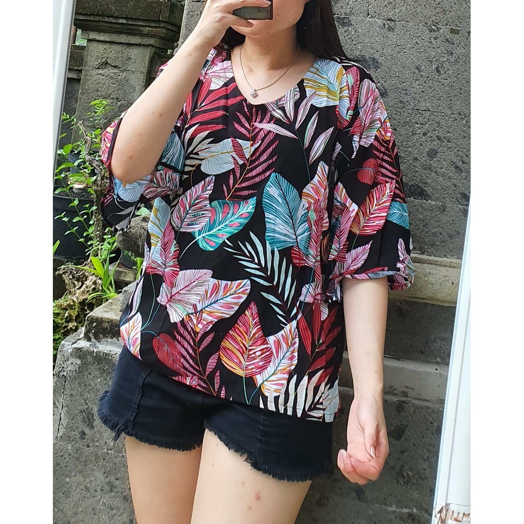 Hatistore/06/Blouse rayon lonceng/atasan lonceng/atasan rayon murah/grosir pakaian wanita/grosir ray