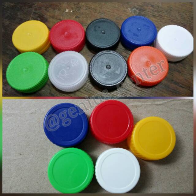 50 Tutup botol aqua cleo kemasan minuman ulir