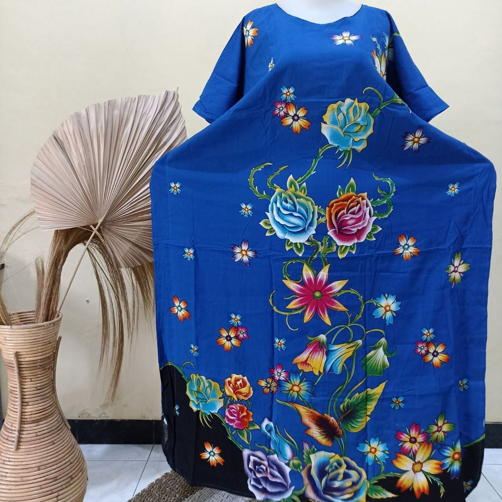 Daster lowo jumbo batik daster jumbo busui depan Ld 150cm