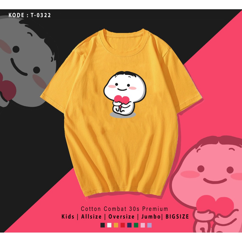 HUG PENTOL  / TERMURAH BAJU KAOS KATUN WANITA/ PRIA UNISEX LENGAN PENDEK / TUMBLR TEE