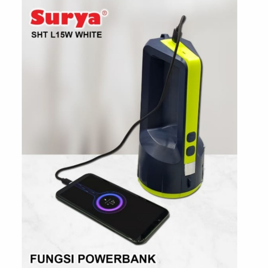 Senter Emergency SURYA SHT L15W White