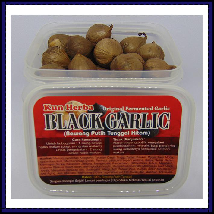 

ORIGINAL BLACK GARLIC TUNGGAL 250 GRAM - BAWANG PUTIH HITAM TUNGGAL/LANANG