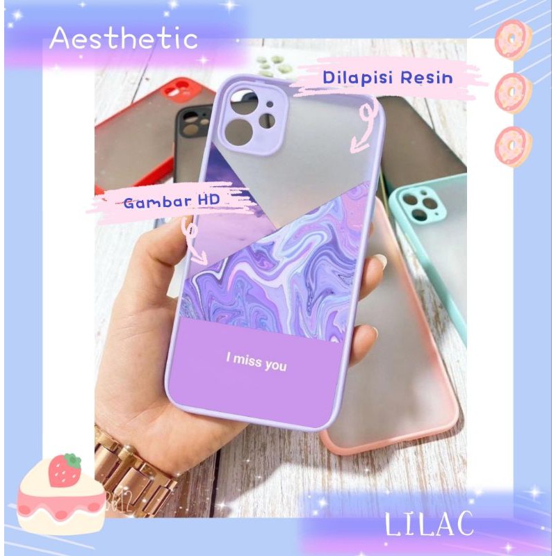 PREMIUM Casing Hp Aesthetic Lilac | Phone Case Resin Art