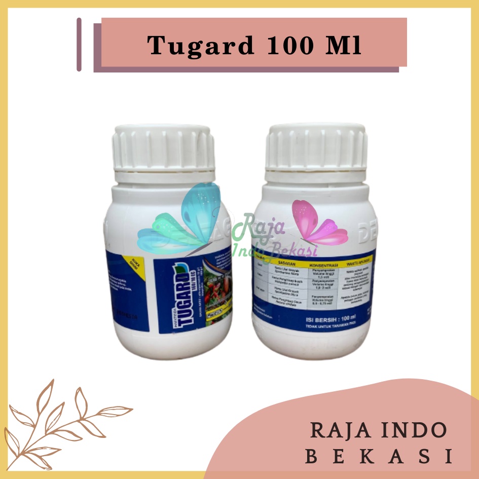 Insektsida Hama Tugard 100 ml 160/10EC Digunakan Untuk Mengendalikan Hama Pada Tanaman Cabai Kedelai Kakao Dan Jarak Pagar Pestisida Tanaman Ulat Insektisida Kutu Putih Obat Hama Tanaman Tugard 100 ml Insektisida Tanaman