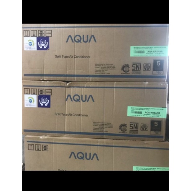 AC AQUA JAPAN 1/2 PK LOW WATT KCR-A5AHR 5ANR 05AHP GARANSI RESMI HARGA TERMURAH