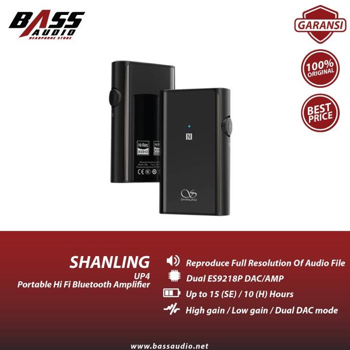 Shanling UP 4 / UP4 Portable Bluetooth Headphone Amplifier / DAC .