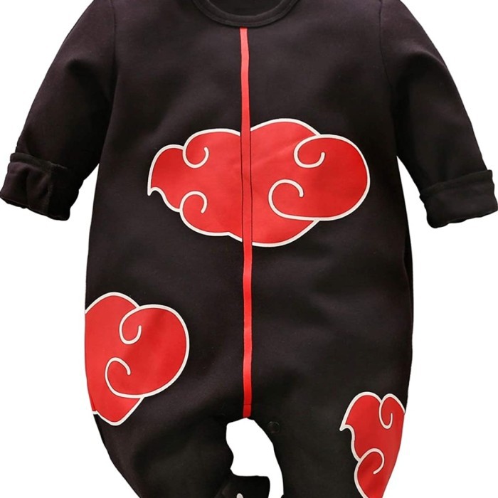 Naruto baby romper costume kostum bayi Ninja naruto the akatsuki