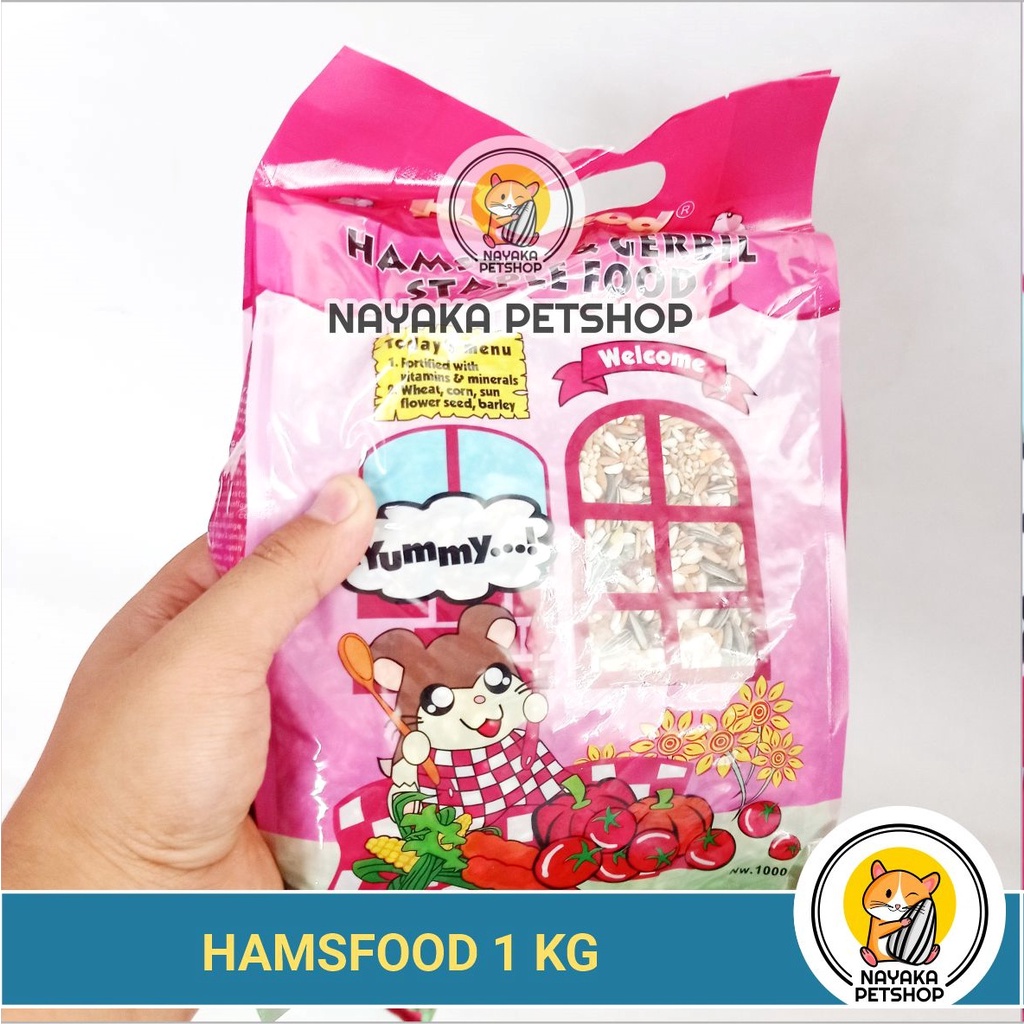 Hamsfood 1 Kg Makanan Hamster Pakan Hamster Racikan Hamfood