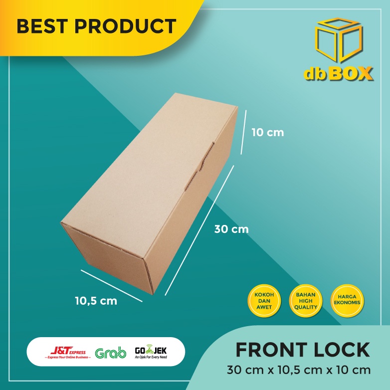 

(10pcs)Kardus Uk. 30x10,5x10 cm....Die Cut kotak Kue, snack -aksesoris-dll model box pizza