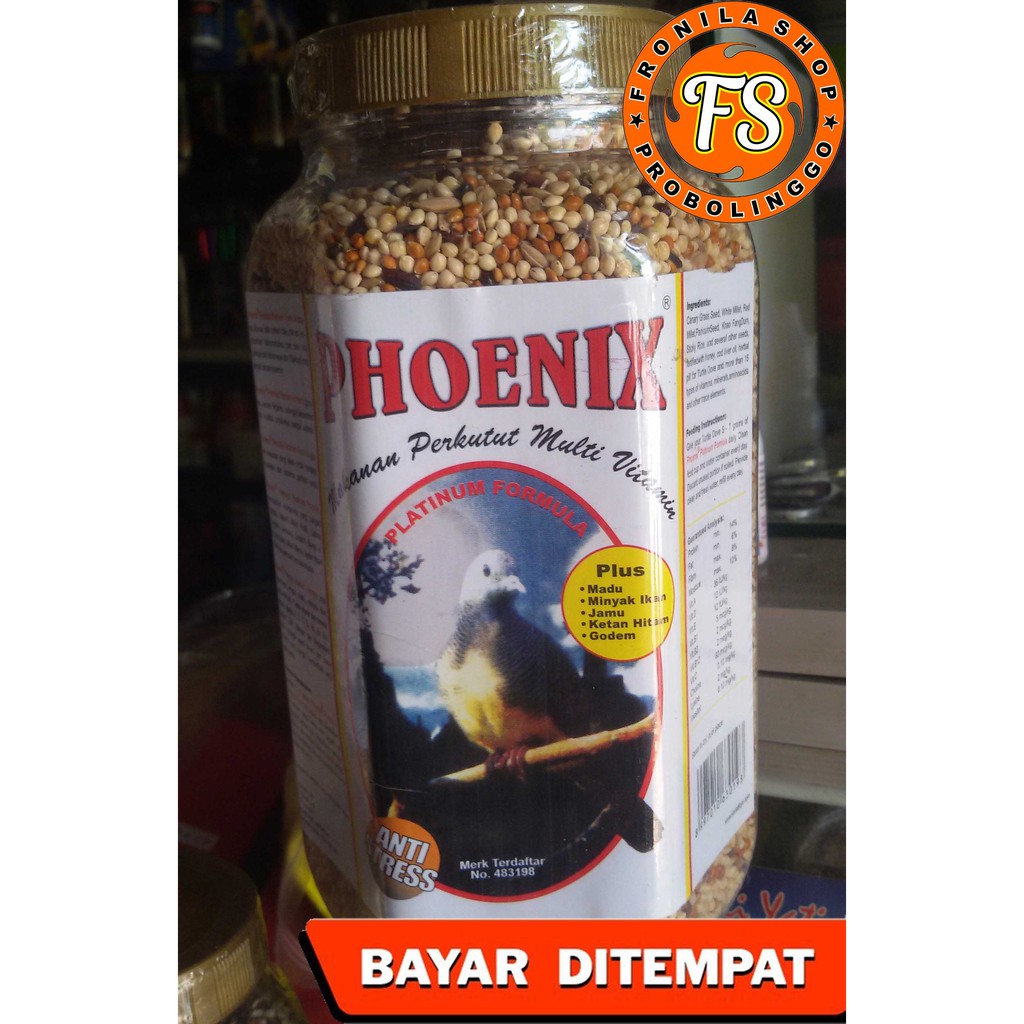 PHOENIX PERKUTUT PLATINUM PAKAN PERKUTUT LENGKAP PLUS JAMU GABAH BANGKOK GODEM THAILAND JEWAWUT