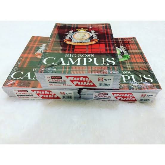 

PROMO 1 Pack Isi 10 Pcs Buku Tulis Big Boss Campus 50 Lembar
