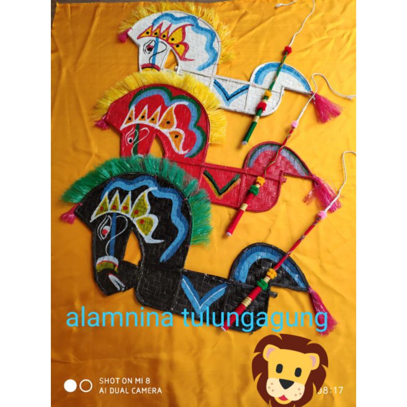 setelan kaos reog kuda lumping cambuk