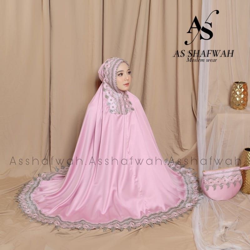 mukena dewasa sutra VELVET carini premium