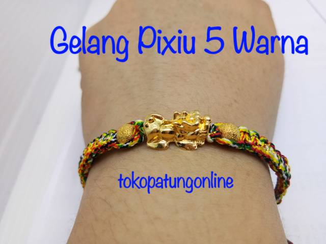 Gelang Pixiu Tali 5 Warna