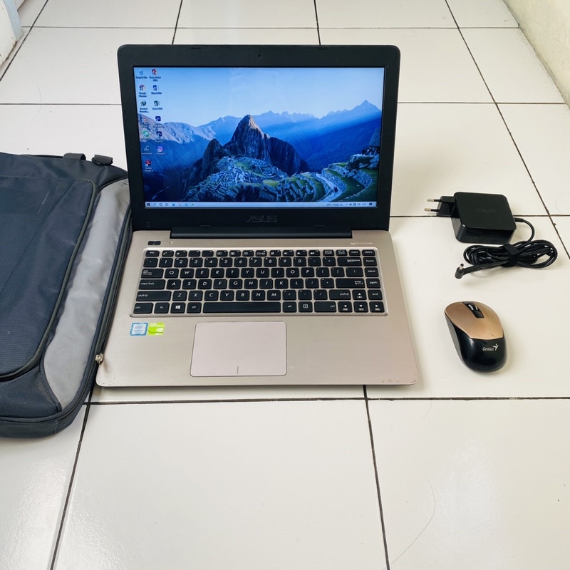Laptop Asus A456U Core i5-7200U | 2GB Nvidia | RAM 8GB | SSD 256GB | HDD 1TB | Win10 Original