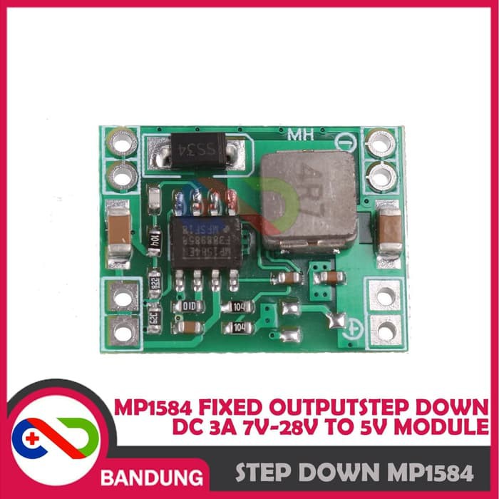 MP1584 SMALL FIXED OUTPUT STEP DOWN DC 3A 7V-28V TO 5V MODULE