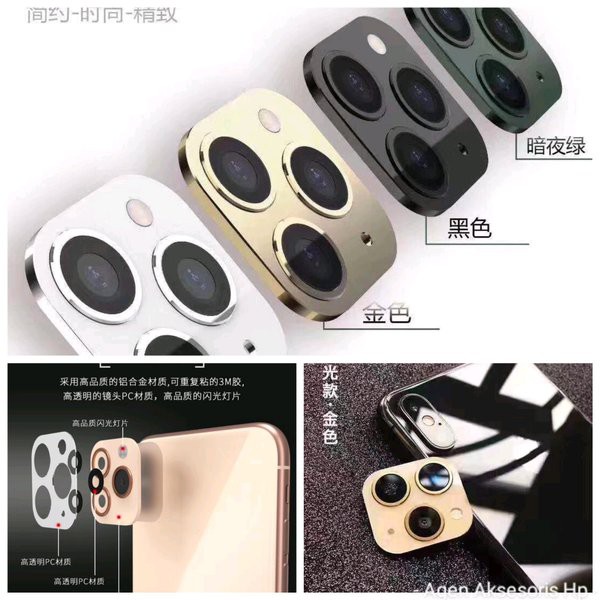 RING Protector Lens Camera iPhone 11 Pro Max 6.5 inch Pelindung Kamera iPhone 11 Pro Max 6.5 inci An