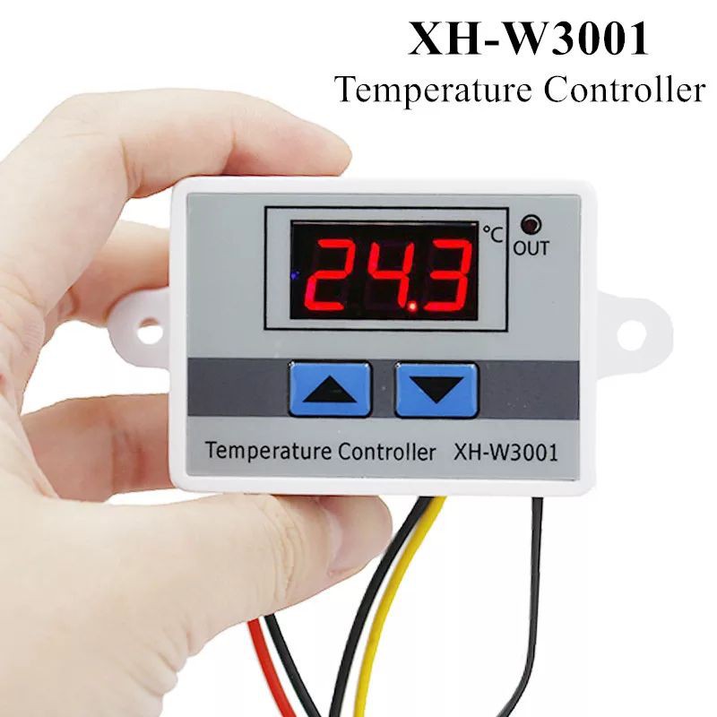 Thermostat Digital AC 220v XH-W3001 Termostat Mesin Tetas Telur XH W3001