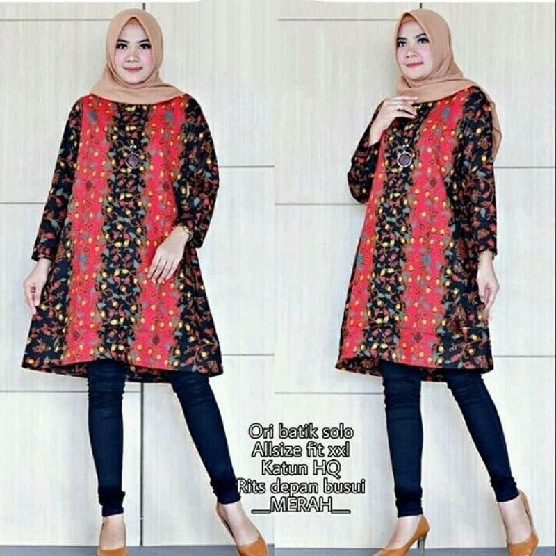 TUNIK BATIK ANTI LUNTUR ALL SIDE LD105