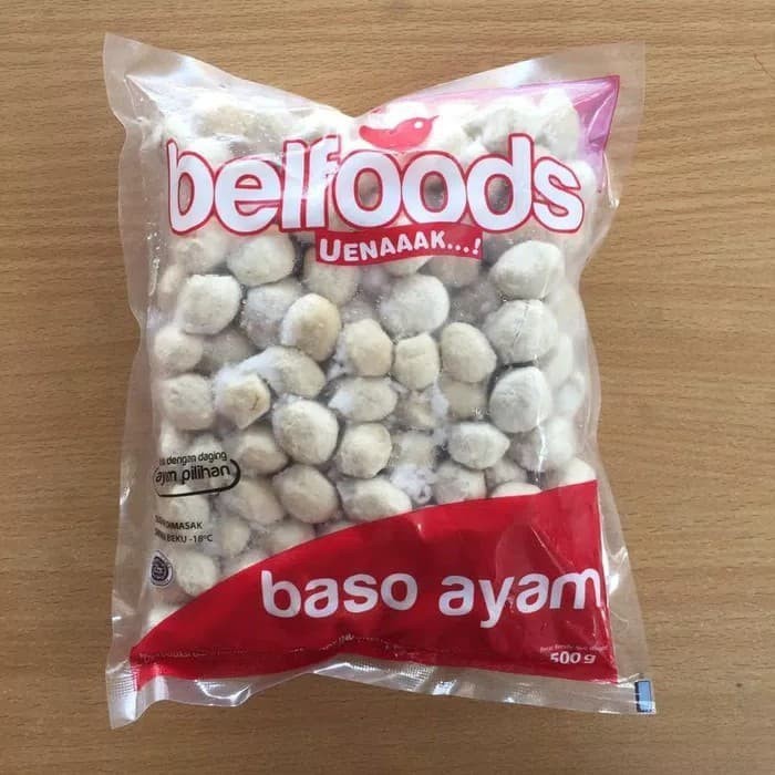 BAKSO AYAM UENAK BELFOODS 500GR / BASO AYAM