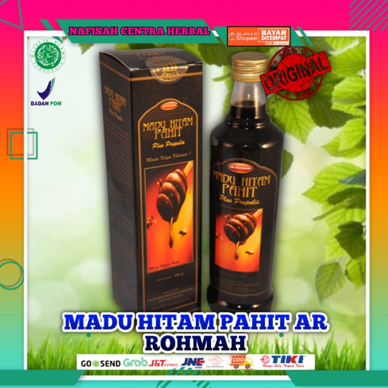 

Madu Hitam Pahit Plus Propolis 470gr | Madu Kaya Manfaat